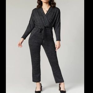 Greylin Jumpsuit NWT The Krista Soft Knit Charcoal Gray Size S